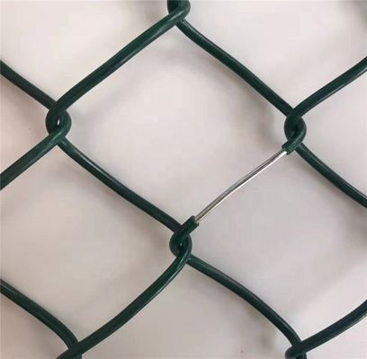 Płyty ogrodzeniowe z linkiem łańcuchowym powlekane z PVC w kolorze czarnym do bramek z kratownicą