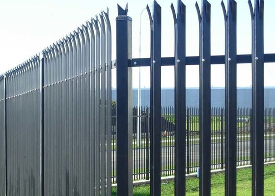 H3600mm Malowane proszkowo metalowe ogrodzenie palisadowe