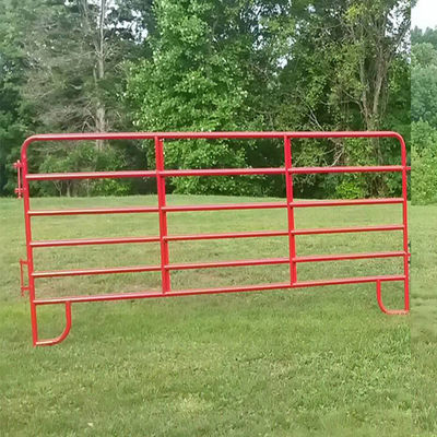 Spawana boczna żelazna stal 10 Ft Metal Farm Gate powlekana PVC