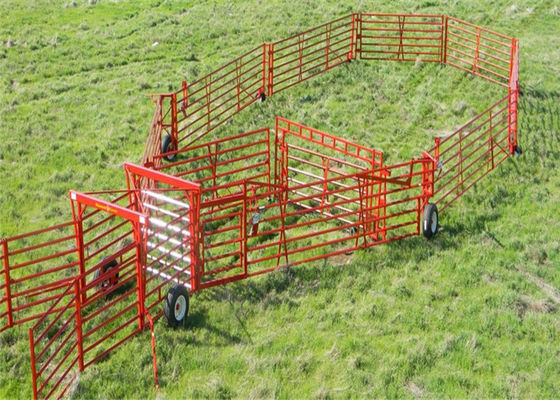 4 szyny Malowanie proszkowe 2,1 mx 1,6 m Panele ogrodzeniowe dla koni