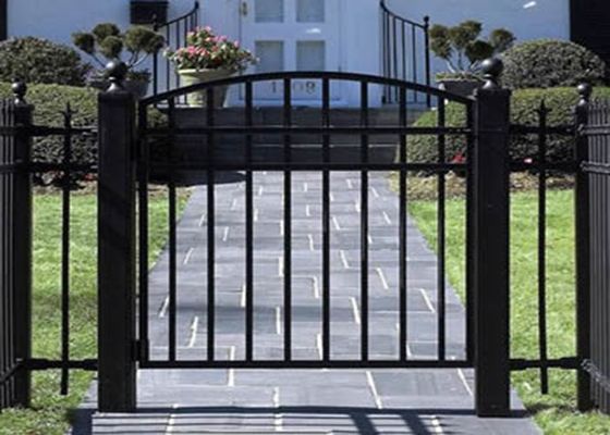 Doskonała powłoka Pojedyncze stalowe bramy ogrodowe o długości 1,2 m