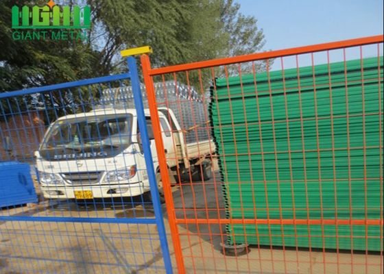 Chowane panele ogrodzeniowe zabezpieczające drogę na gorąco o długości 6 stóp