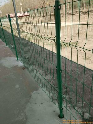 Metalx Factory Price Cheap Green/Black PVC Coated Outdoor Garden 3D Curvy Welded Bending Perimeter Wire/V Mesh