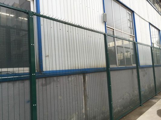 Ogrodzenie przeciwkradzieży 358 Ogrodzenie zabezpieczające podgrzewane galwanizowane ogrodzenie przeciwpięcie