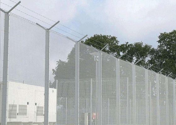 Ogrodzenie przeciwkradzieży 358 Ogrodzenie zabezpieczające podgrzewane galwanizowane ogrodzenie przeciwpięcie