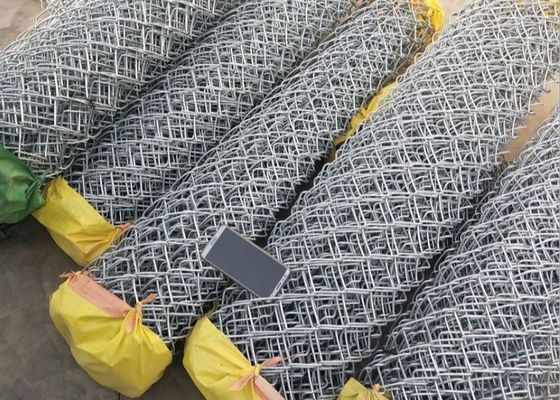 HDG 50x50mm 3,0 mm Ogrodzenie z łańcuchem diamentowym o wysokości 1,5 m