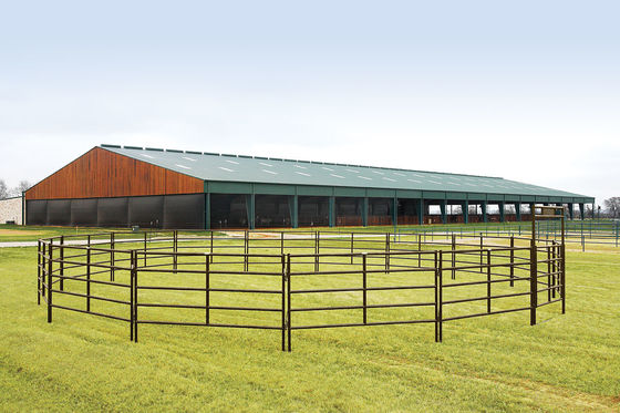 Wytrzymałe ocynkowane przenośne panele dla bydła o wysokości 1,7 m