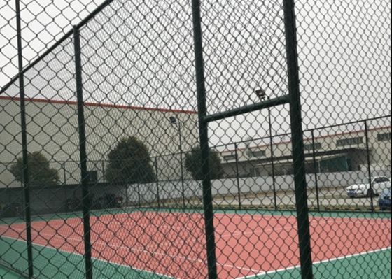 8 ft High X 25 ft Rolls Pvc Coated Diamond Shape Wire Mesh Steel Galvanize Chain Link Fence