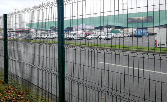 Ogrodzenie zewnętrzne 3d zakrzywione Pvc powlekane spawane sieci drutowej Ogrodzenie dla ogrodu i ochrony gospodarstwa 3d Ogrodzenie