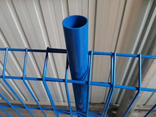 Kolor Niebieski Ogrodzenie Krawędziowe Siatka Powlekana Pvc Tymczasowa